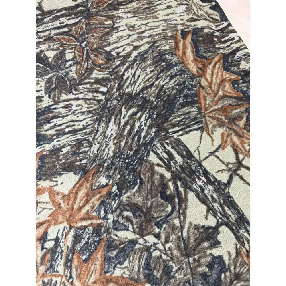 Vintage Realtree Camouflage Fabric Thick Fleece 55x80”